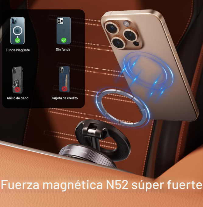 Soporte Magnético PRO Ultra Fuerte 360° — MagSafe | Multisuperficies